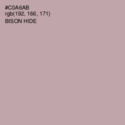 #C0A6AB - Bison Hide Color Image